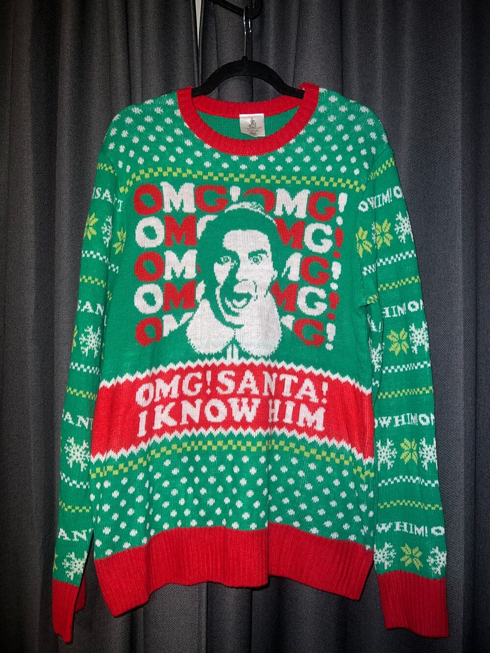 Ugly Christmas Sweater Xmas Size XL Elf